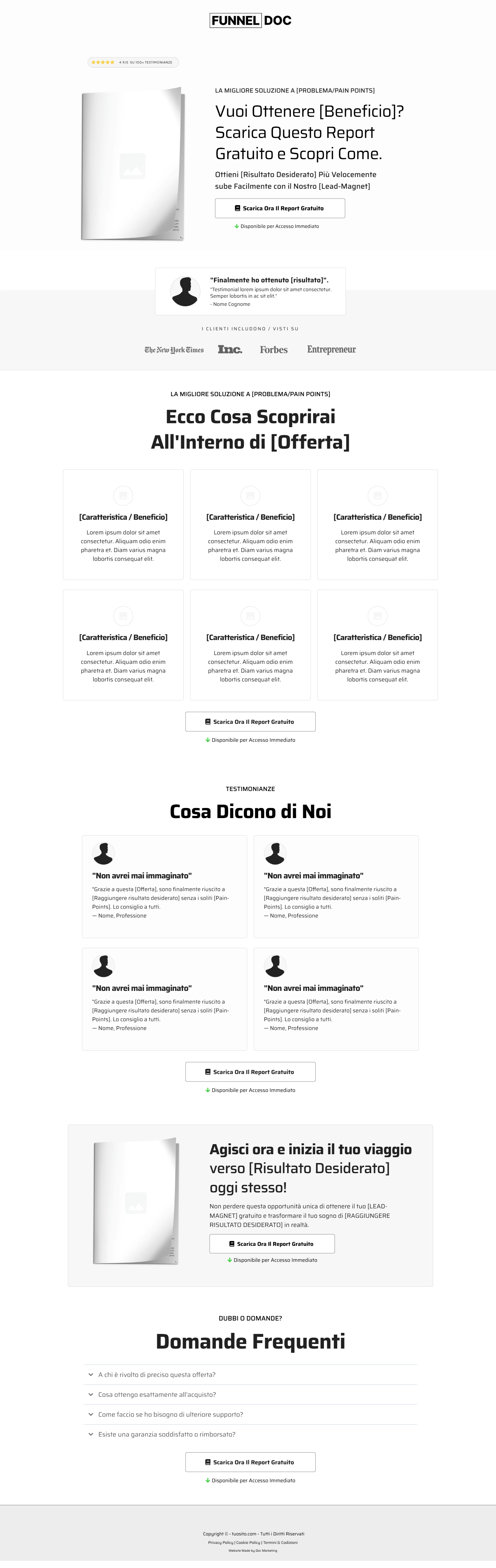 Screenshot template GHL Optin — Report